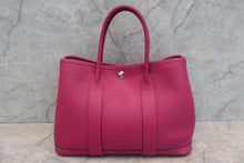 Load image into Gallery viewer, HERMES GARDEN PARTY TPM Country leather Rose purple C Engraving Tote bag 600040098
