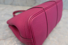 将图片加载到图库查看器，HERMES GARDEN PARTY TPM Country leather Rose purple C刻印 Tote bag 600040098
