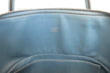 将图片加载到图库查看器，HERMES／BOLIDE 31 Clemence leather Blue jean □Q刻印 Shoulder bag 700010186
