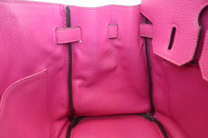 HERMES BIRKIN 30 Clemence leather Rose purple C刻印 Hand bag 600050150