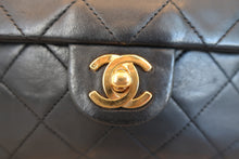画像をギャラリービューアに読み込む, CHANEL/シャネル ミニマトラッセシングルフラップチェーンショルダーバッグ ラムスキン ブラック/ゴールド金具 ショルダーバッグ 800020086
