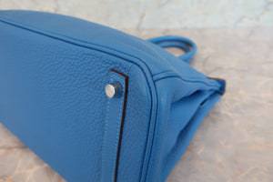 HERMES／エルメス バーキン30 トリヨンクレマンス ミコノス □N刻印 ハンドバッグ 700060278
