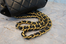 画像をギャラリービューアに読み込む, CHANEL/シャネル マトラッセチェーンリュック ラムスキン ブラック/ゴールド金具 リュック 800030171
