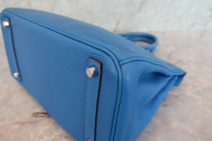 HERMES／エルメス バーキン30 トリヨンクレマンス ミコノス □N刻印 ハンドバッグ 700060278