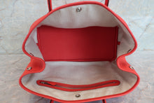 Load image into Gallery viewer, HERMES GARDEN PARTY PM Country leather Rouge tomate X Engraving Tote bag 600070045
