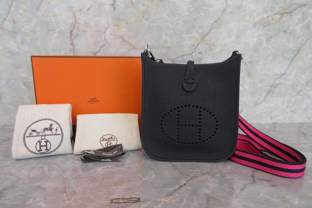 HERMES／エルメス エブリンTPM トリヨンクレマンス キャバン W刻印 ショルダーバッグ 700030254