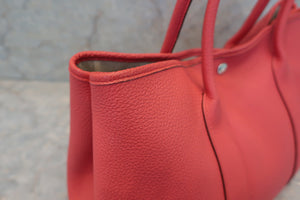 HERMES GARDEN PARTY PM Negonda leather Bougainvillier T刻印 Tote bag 600040094