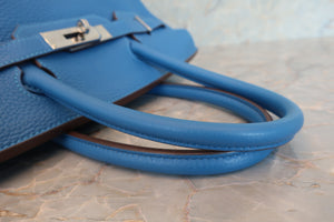 HERMES／エルメス バーキン30 トリヨンクレマンス ミコノス □N刻印 ハンドバッグ 700060278