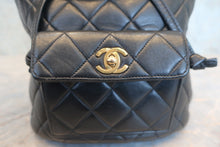 画像をギャラリービューアに読み込む, CHANEL/シャネル マトラッセチェーンリュック ラムスキン ブラック/ゴールド金具 リュック 800030171
