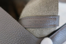 Load image into Gallery viewer, HERMES PICOTIN LOCK MM Clemence leather Etain C Engraving Hand bag 800090083
