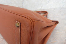 Load image into Gallery viewer, HERMES BIRKIN 35  Clemence leather Brown 〇Y Engraving Hand bag 700030027
