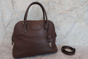 HERMES／エルメス ボリード31 トリヨンクレマンス ショコラ □L刻印 ショルダーバッグ 700060306
