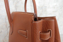 Load image into Gallery viewer, HERMES BIRKIN 35  Clemence leather Brown 〇Y Engraving Hand bag 700030027
