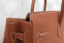 Load image into Gallery viewer, HERMES BIRKIN 35  Clemence leather Brown 〇Y Engraving Hand bag 700030027
