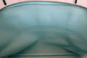 HERMES／BOLIDE 27 Swift leather﻿ Blue atoll A Engraving Shoulder bag 600050204