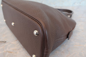 HERMES／エルメス ボリード31 トリヨンクレマンス ショコラ □L刻印 ショルダーバッグ 700060306