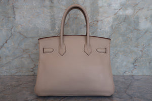 HERMES／エルメス バーキン30 トリヨンクレマンス ベージュ □H刻印 ハンドバッグ 700070091