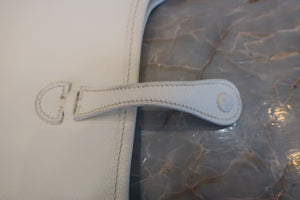 HERMES／エルメス エブリンTPM ヴォーエプソン ホワイト □H刻印 ショルダーバッグ 700100104