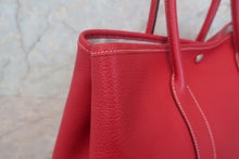 将图片加载到图库查看器，HERMES GARDEN PARTY PM Negonda leather Rouge □L刻印 Tote bag 700120106
