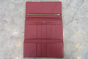 HERMES  Bearn Dupri Chevre myzore goatskim Tosca □P刻印 Wallet 700050132