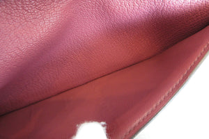 HERMES  Bearn Dupri Chevre myzore goatskim Tosca □P刻印 Wallet 700050132