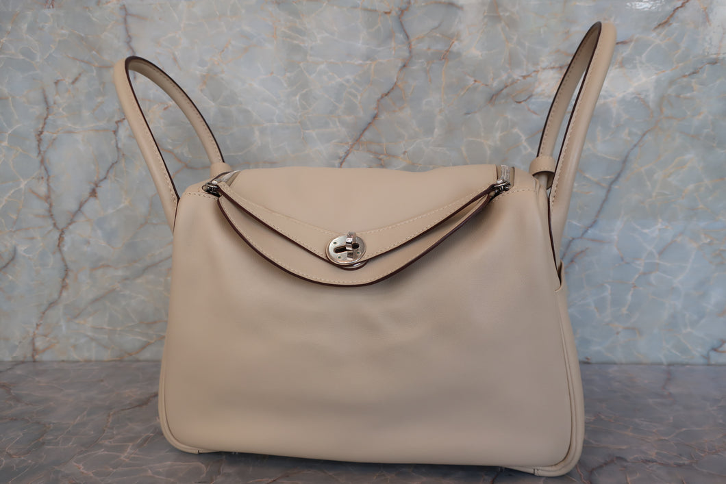 HERMES／エルメス リンディ30 ヴォースイフト パルシュマン □L刻印 ショルダーバッグ 700060126