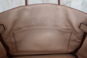 HERMES／エルメス バーキン30 トリヨンクレマンス ベージュ □H刻印 ハンドバッグ 700070091