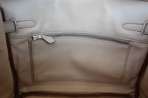 HERMES／エルメス バーキン30 トリヨンクレマンス ベージュ □H刻印 ハンドバッグ 700070091