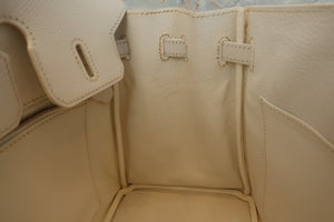 HERMES BIRKIN 25 Epsom leather White □M刻印 Hand bag 600090144