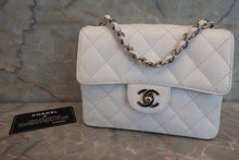 画像をギャラリービューアに読み込む, CHANEL/シャネル ミニマトラッセシングルフラップチェーンショルダーバッグ キャビアスキン ホワイト/シルバー金具 ショルダーバッグ 700030145
