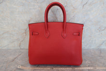 将图片加载到图库查看器，HERMES BIRKIN 25 Togo leather Vermillon/Orange □I刻印 Hand bag 600090115
