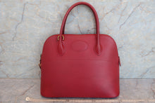 将图片加载到图库查看器，HERMES／BOLIDE 31 Graine Couchevel leather Rouge vif 〇Y刻印 Shoulder bag 500060106
