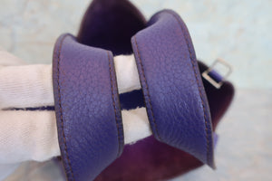 HERMES／エルメス ピコタンロックＭＭ トリヨンクレマンス アイリス □N刻印 ハンドバッグ 700070302