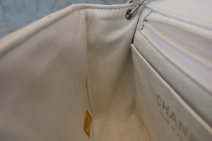 CHANEL/シャネル ミニマトラッセシングルフラップチェーンショルダーバッグ キャビアスキン ホワイト/シルバー金具 ショルダーバッグ 700030145