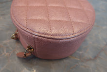 画像をギャラリービューアに読み込む, CHANEL/シャネル マトラッセラウンドチェーンショルダーバッグ キャビアスキン ピンク/ゴールド金具 ショルダーバッグ 800030209
