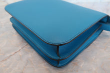 画像をギャラリービューアに読み込む, HERMES／エルメス コンスタンス3 24 ヴォーエプソン ブルーイズミール □R刻印 ショルダーバッグ 700100095
