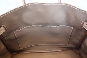 HERMES／エルメス バーキン30 パーソナルオーダー ヴォースイフト アルジル/エトゥープ/マットゴールド金具 □P刻印 ハンドバッグ 700060173