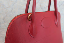 将图片加载到图库查看器，HERMES／BOLIDE 31 Graine Couchevel leather Rouge vif 〇Y刻印 Shoulder bag 500060106
