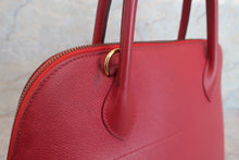 将图片加载到图库查看器，HERMES／BOLIDE 31 Graine Couchevel leather Rouge vif 〇Y刻印 Shoulder bag 500060106
