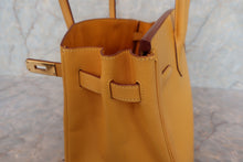 Load image into Gallery viewer, HERMES BIRKIN 30 Graine Couchevel leather Jaune □C Engraving Hand bag 700110175
