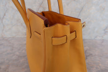 Load image into Gallery viewer, HERMES BIRKIN 30 Graine Couchevel leather Jaune □C Engraving Hand bag 700110175
