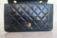 画像をギャラリービューアに読み込む, CHANEL/シャネル ダイアナマトラッセチェーンショルダーバッグ ラムスキン ブラック/ゴールド金具 ショルダーバッグ 800020113
