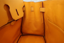 Load image into Gallery viewer, HERMES BIRKIN 30 Graine Couchevel leather Jaune □C Engraving Hand bag 700110175
