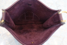 Load image into Gallery viewer, HERMES EVELYNE TPM Clemence leather Cassis U Engraving Shoulder bag 600040066
