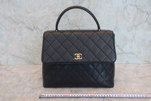 将图片加载到图库查看器，CHANEL/香奈儿 CF 梯形 手提包 荔枝皮 Black/Gold hadware(黑色/金色金属) 手提包 800030127
