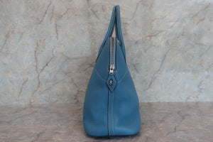 HERMES／エルメス ボリード35 トリヨンクレマンス ブルージーン □G刻印 ショルダーバッグ 700060290