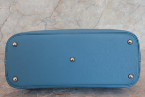 HERMES／エルメス ボリード35 トリヨンクレマンス ブルージーン □G刻印 ショルダーバッグ 700060290