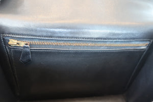 HERMES／エルメス コンスタンス24 ボックスカーフ ブラック 〇H刻印 ショルダーバッグ 700080038