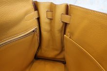 Load image into Gallery viewer, HERMES KELLY 32 Clemence leather Curry □L Engraving Shoulder bag 700010233
