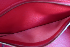 HERMES BIRKIN 30 Ardennes leather Rouge vif □F Engraving Hand bag 700090079